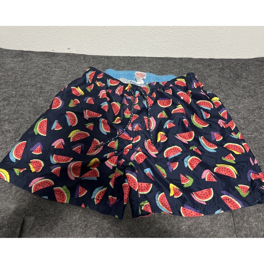 Broken Threads Watermelon Mens Xl Swim Trunks